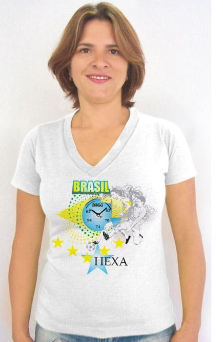 Camiseta Copa 2014 Modelo 18