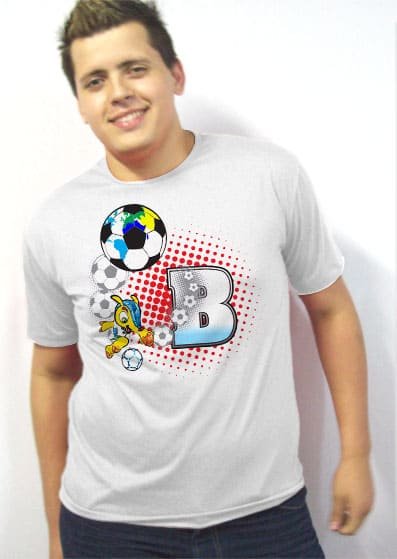 Camiseta Copa 2014 Modelo 24