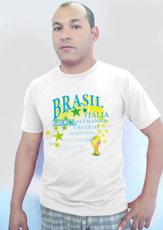 Camiseta Copa 2014 Modelo 28