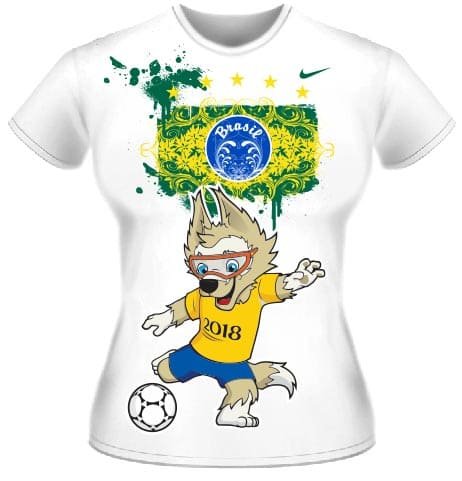 Camiseta Personalizada para Copa 2018