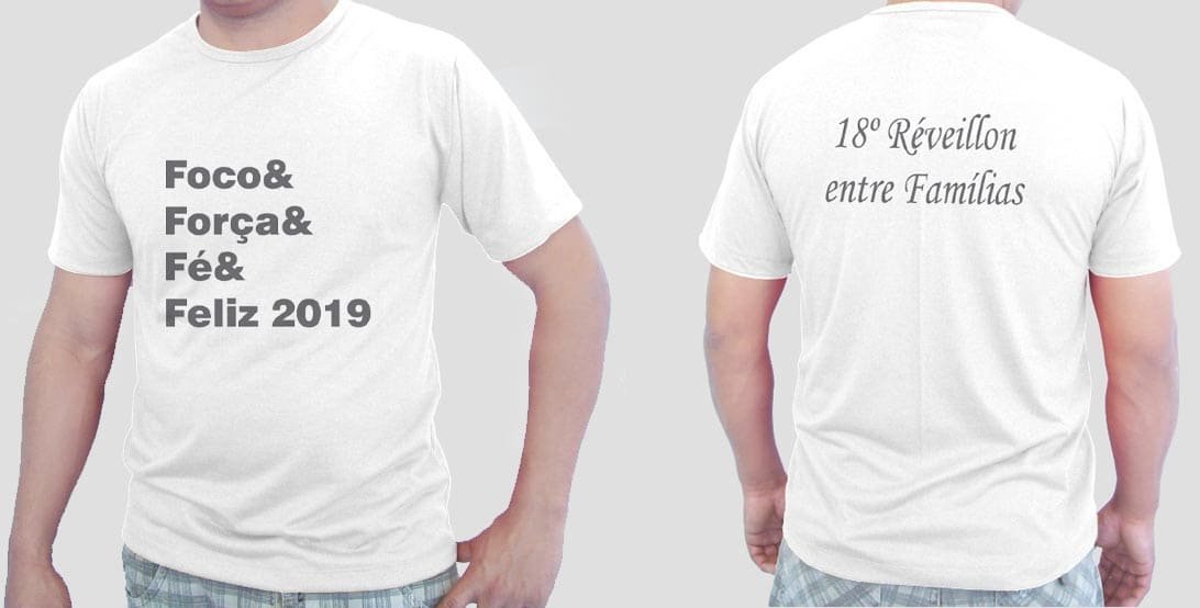 Camiseta Reveillon entre Famílias 2019