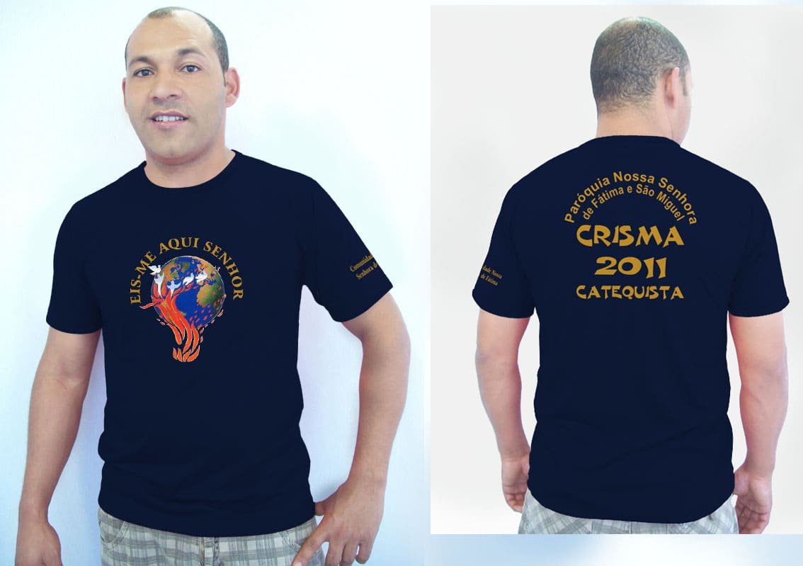 Camisetas Catequistas Comunidade Nossa senhora de Fátima 2011