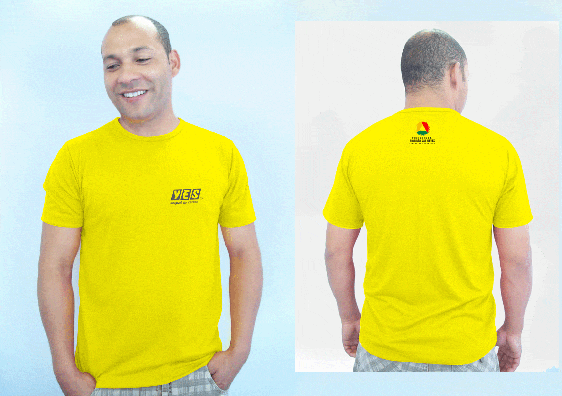 Camisetas modelo 03 da YES