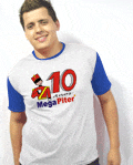 Camisetas em comemoração de 10 Anos da Mega Piter 2008