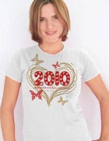 Camisetas Reveillon 2010 modelo 23