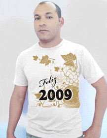 Camisetas Reveillon 2009 Modelo 15